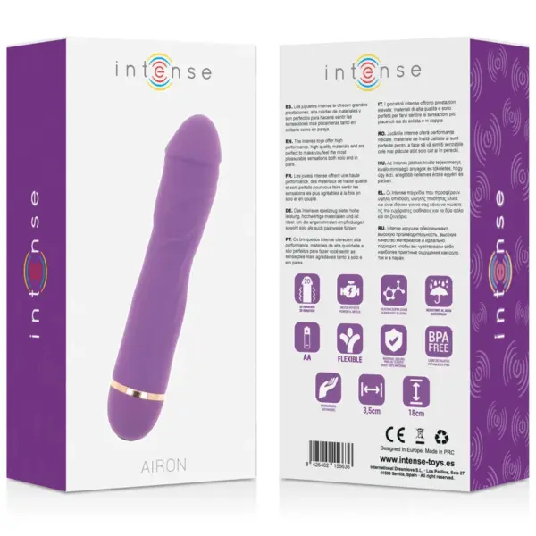 Intense - Vibrador de Silicona Lila con 20 Modos de Vibración - Imagen 4