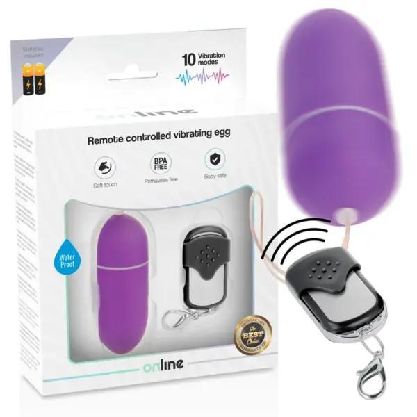 ONLINE - Huevo Vibrador Control Remoto Lila para Placer Infinito - Imagen 2