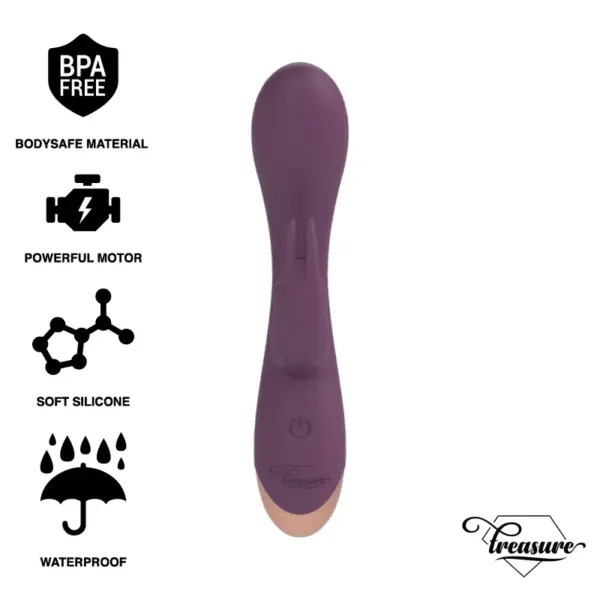 TREASURE - Vibrador rabbit compatible con tecnología WATCHME Wireless - Imagen 2