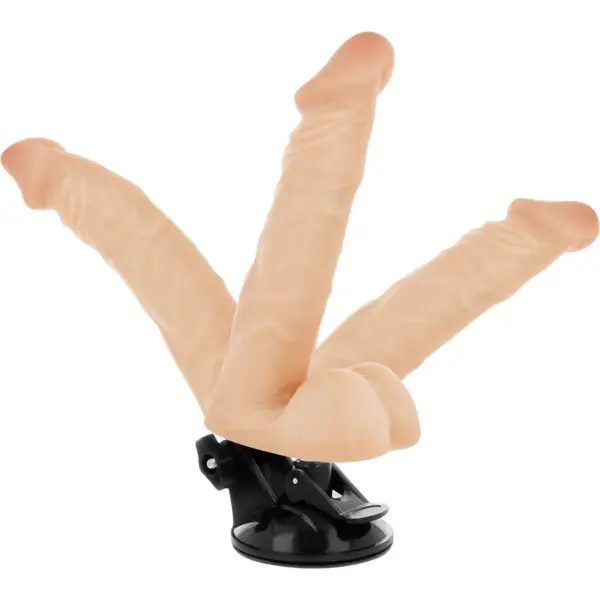 BASECOCK - Vibrador articulable control remoto natural 20 cm - 4.5 cm - Imagen 3