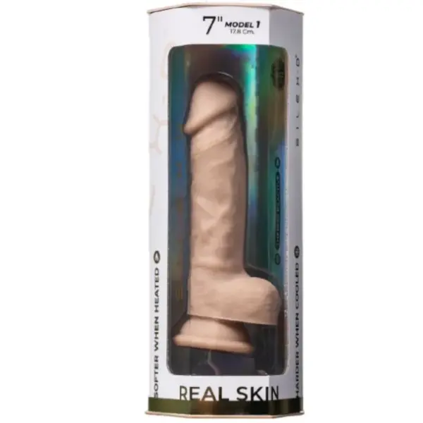 SILEXD - Modelo 1 Real Skin Pene Realístico Termo Reactivo 17.8 cm - Imagen 6