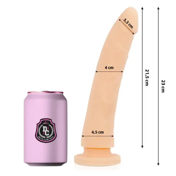 Delta Club - Dildo Natural de Silicona Médica 23 cm - Ø 4.5 cm - Imagen 2