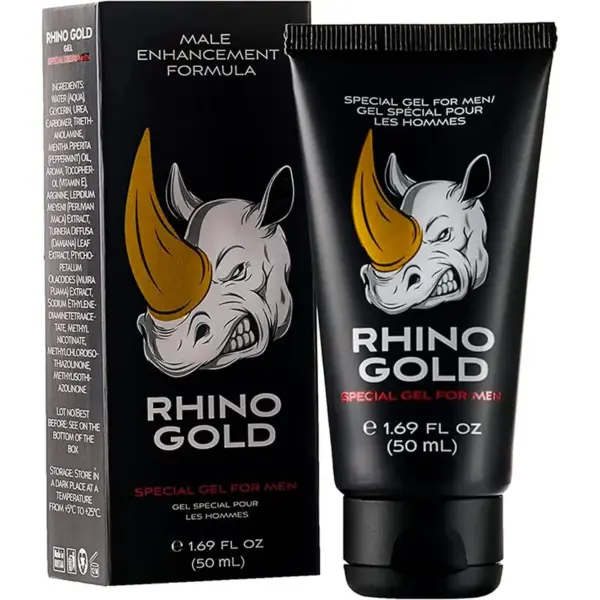 Rhino Gold - Gel Íntimo para Hombres 50 ml - Potenciador Natural