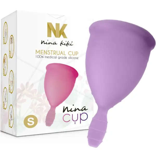 NINA KIKÍ - Copa Menstrual Lila - Talla S - Imagen 4