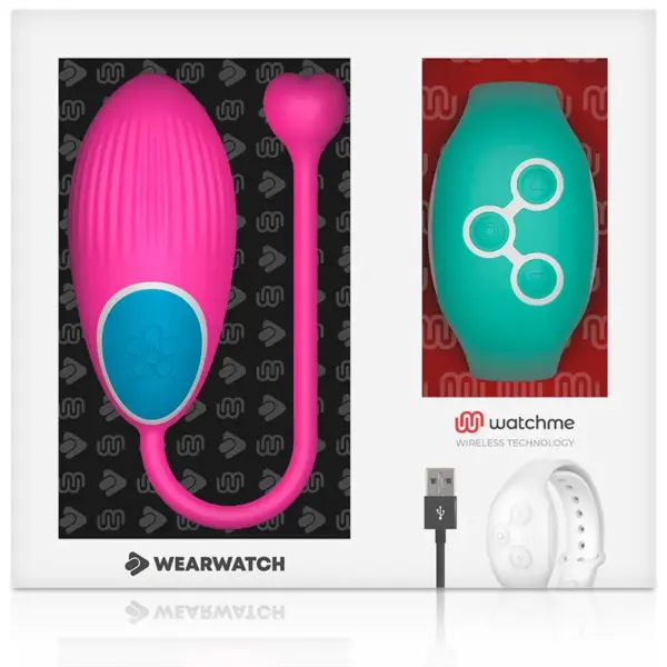 WEARWATCH - Huevo Control Remoto Technology WatchMe Fucsia / Agua Marina - Imagen 6