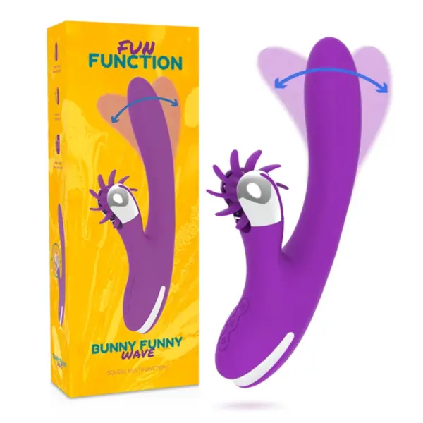 FUN FUNCTION - Bunny Funny Wave 2.0 - Estimulador Clitoriano de Silicona Suave - Imagen 2