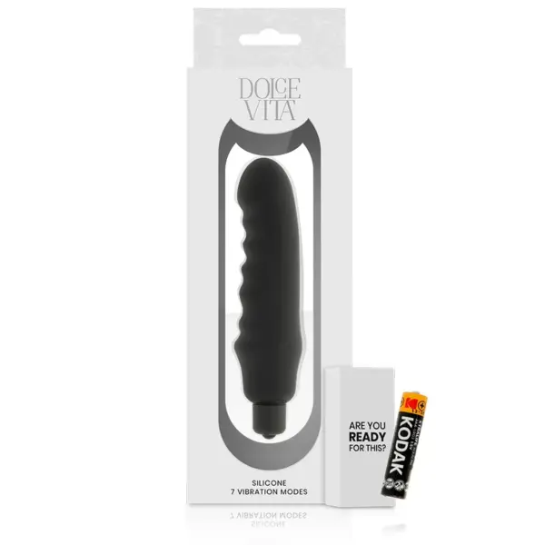 Dolce Vita - Genius Vibrador Silicona Negro - Imagen 5