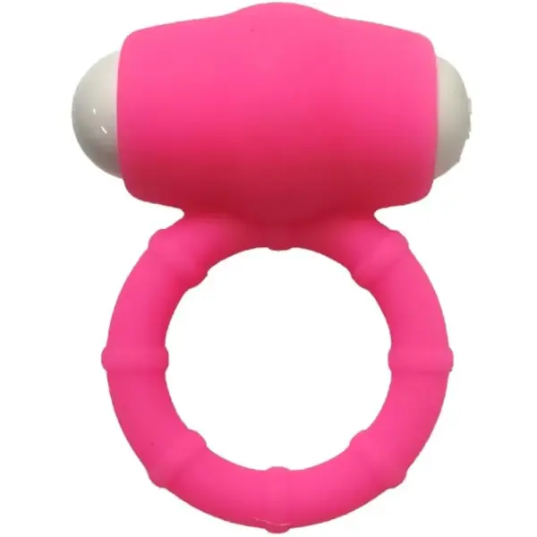 ARMONY - Anillo Vibrador de Silicona Rosa para Placer Intenso - Imagen 4