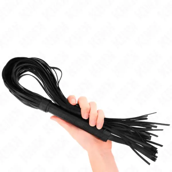 KINK - Látigo PVC Blando Negro 70 cm: Placer y Control para tus Fantasías - Imagen 4