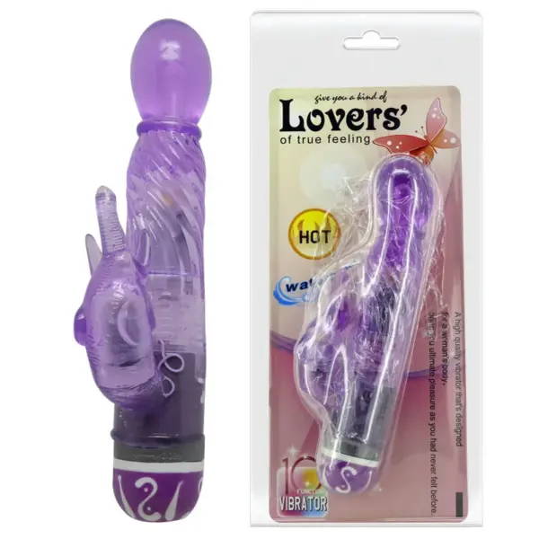 Pretty Love - Vibrador rabbit con licking morado - Imagen 3