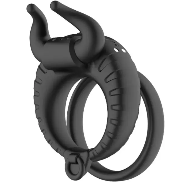 ARMONY - Bull's Passion Anillo Vibrador 10 Velocidades Negro - Imagen 3