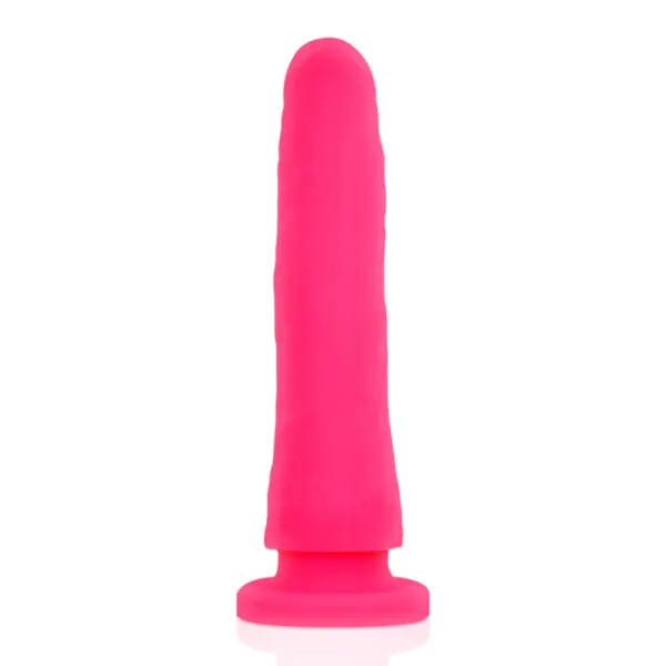 Delta Club - Dildo y Arnés Rosa de Silicona Médica 20 cm - 4 cm - Imagen 5