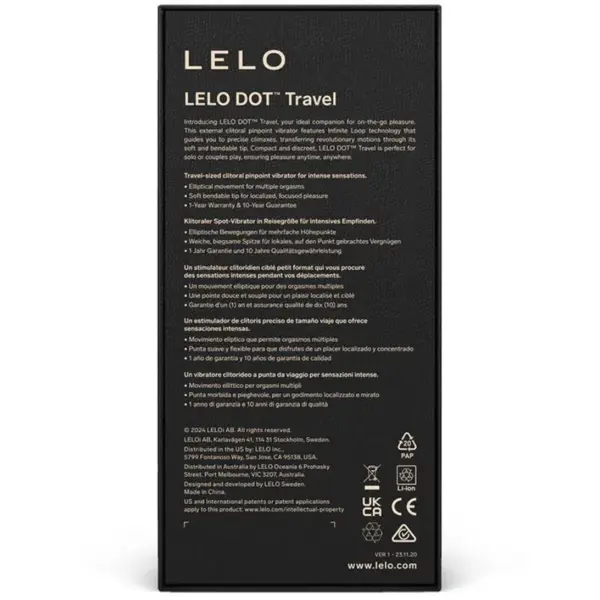 LELO - DOT Travel Estimulador de Clítoris Rosa - Imagen 3