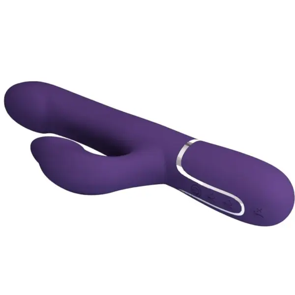 Pretty Love - Vibrador rabbit con licking morado - Imagen 7