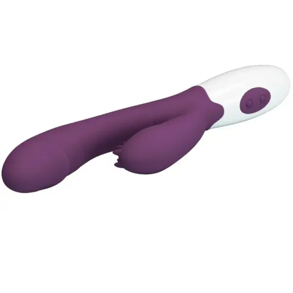 Pretty Love - Vibrador rabbit con licking morado - Imagen 6