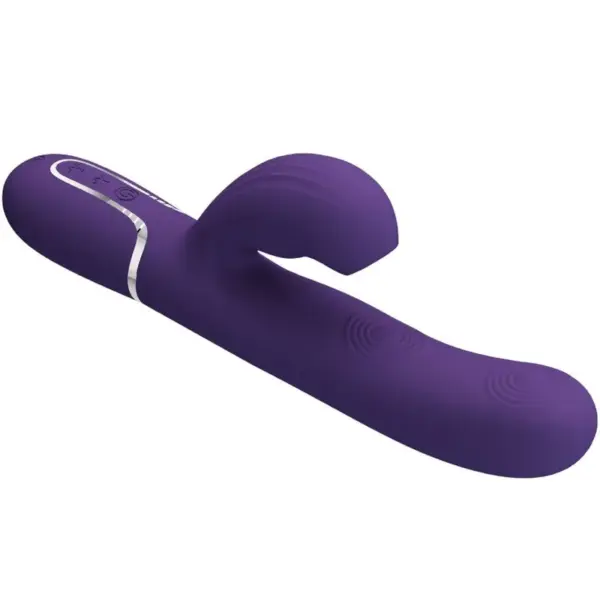 Pretty Love - Vibrador rabbit con licking morado - Imagen 5