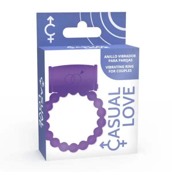 CASUAL LOVE - Anillo Vibrador para Parejas Violeta - Imagen 4