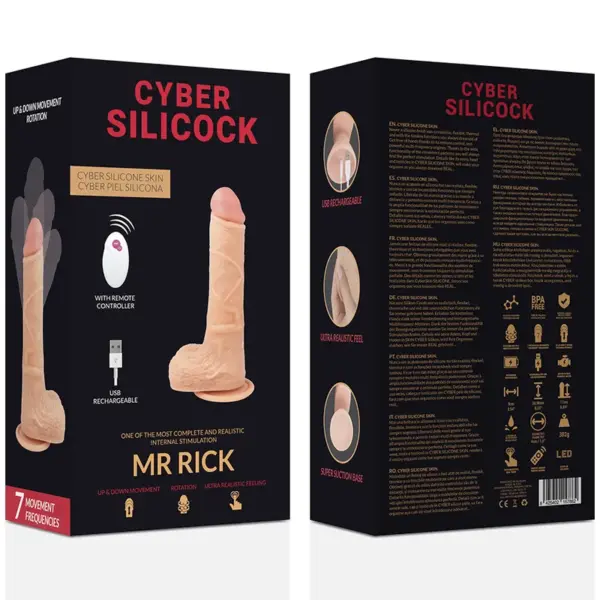 CYBER SILICOCK - Realista Control Remoto Mr Rick 20.9 cm - 4 cm - Imagen 9