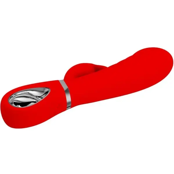 Pretty Love - Vibrador multifuncional de punto G rojo - Imagen 4