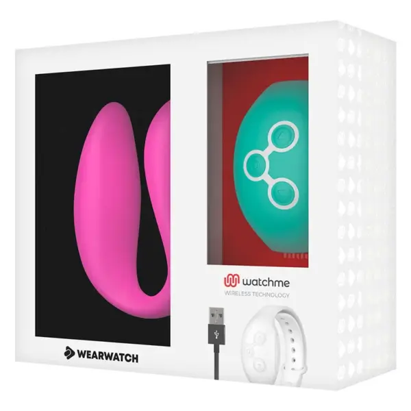 WEARWATCH - Vibrador Dual Technology WATCHME Fucsia/Agua Marina - Imagen 8