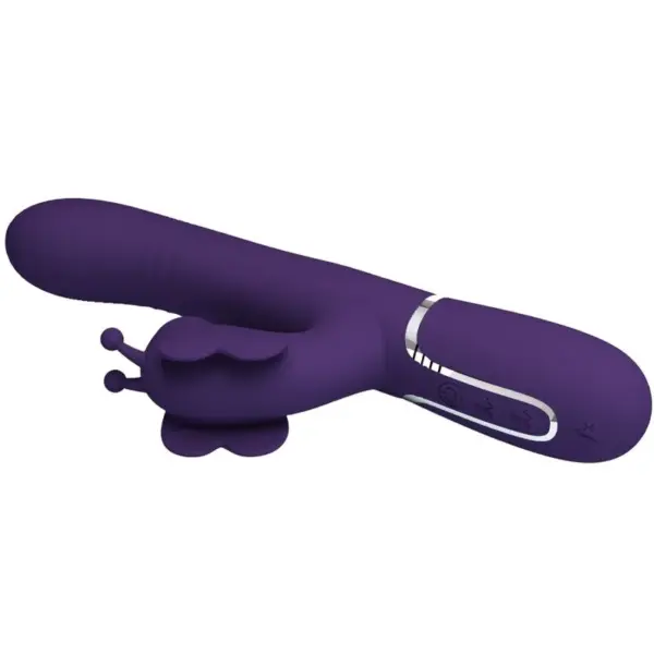 Pretty Love - Vibrador rabbit con licking morado - Imagen 6