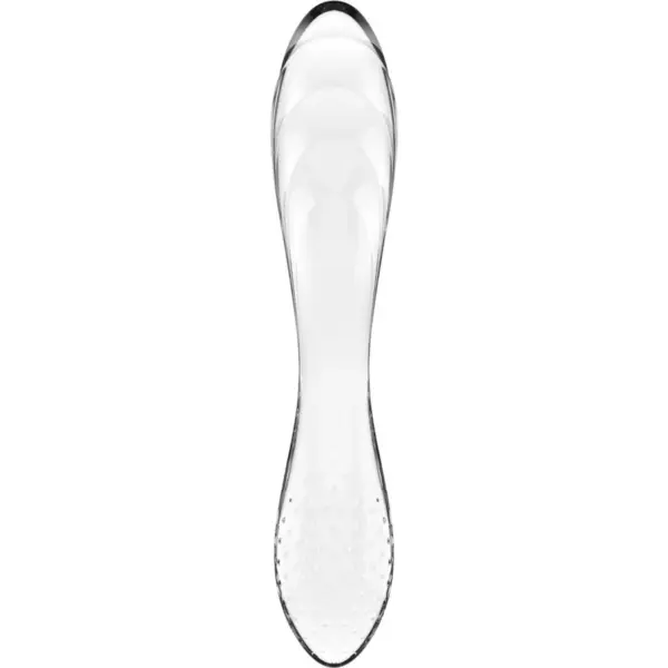 Satisfyer Dazzling Crystal - Consolador de cristal transparente para un placer deslumbrante