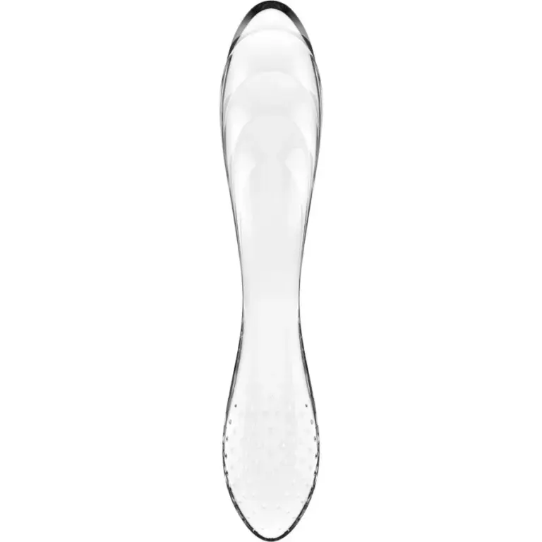 Satisfyer Dazzling Crystal - Consolador de cristal transparente para un placer deslumbrante