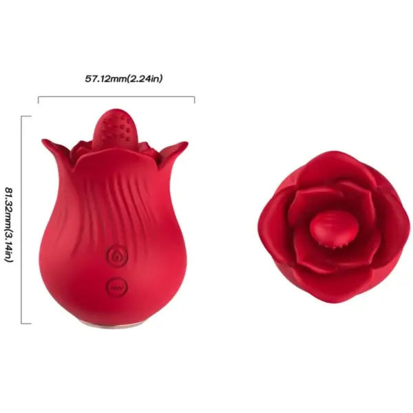 ARMONY - Succionador de Clítoris Rosa Vibrador y Estimulador Rojo - Imagen 4