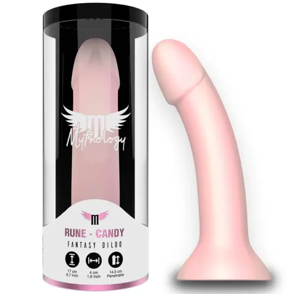 MYTHOLOGY - Rune Candy Dildo M - Dildo Fantasía Colorido y Flexible - Imagen 3