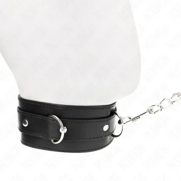 KINK - Collar con Correa 65 cm Negro 54 x 4.5 cm - Imagen 3