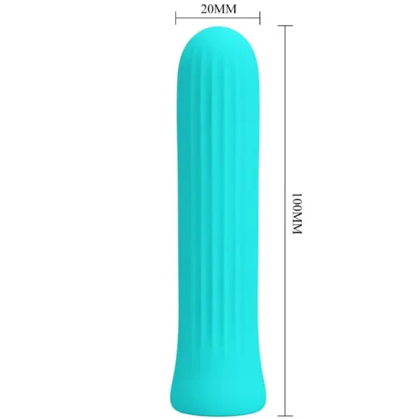 Pretty Love - Vibrador Estimulador Azul con 12 Modos de Vibración - Imagen 4