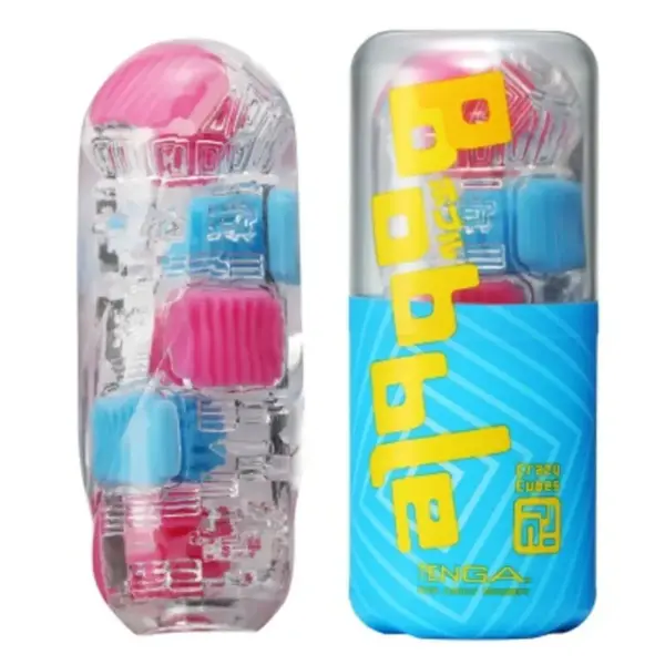 TENGA - Bobble Crazy Cubes Masturbador para Sensaciones Únicas