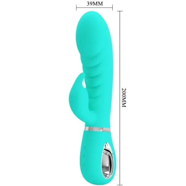 Pretty Love - Vibrador Punto G Multifunción Verde Agua - Imagen 5