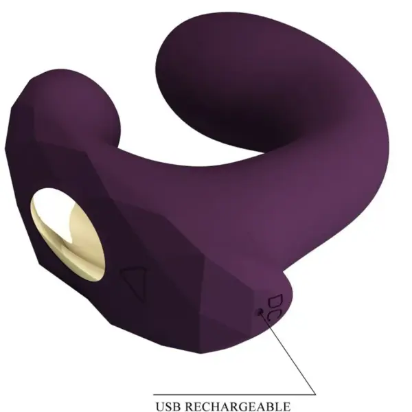 Pretty Love - Vibrador en forma de C con app gratuita morado - Imagen 5