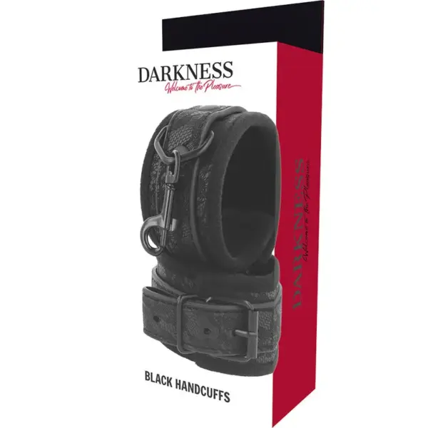 Darkness - Luxe Esposas BDSM Negro para Placer y Control - Imagen 5