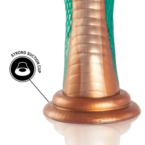 EPIC CYBERSILICOCK - Python Dildo Cobra Verde para Placer Épico - Imagen 7