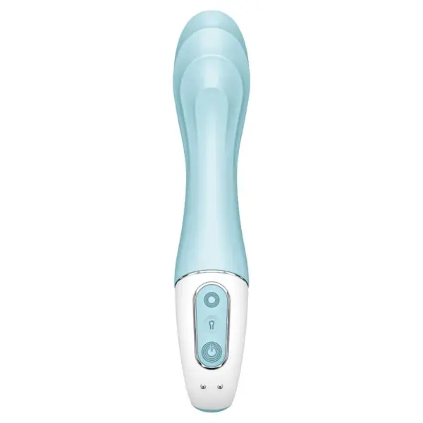 Satisfyer - Air Pump Vibrator 5+ Vibrador Punto G Inflable App Azul - Imagen 3