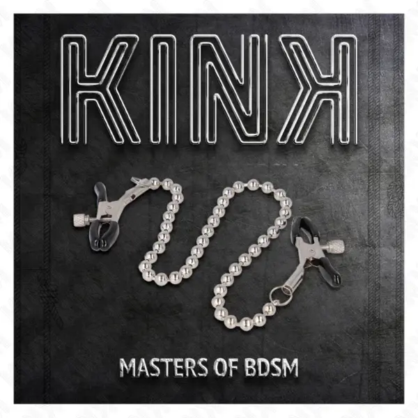 KINK - Pinzas para pezones con cadena de bolas 30 cm - Imagen 5