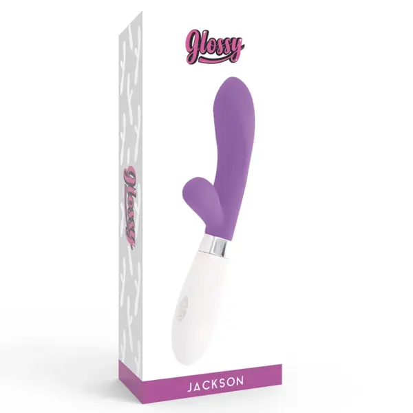 Glossy - Vibrador rabbit lila con 10 funciones - Imagen 7