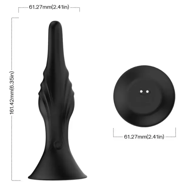 ARMONY - Vibrador y plug anal control remoto negro - Imagen 3