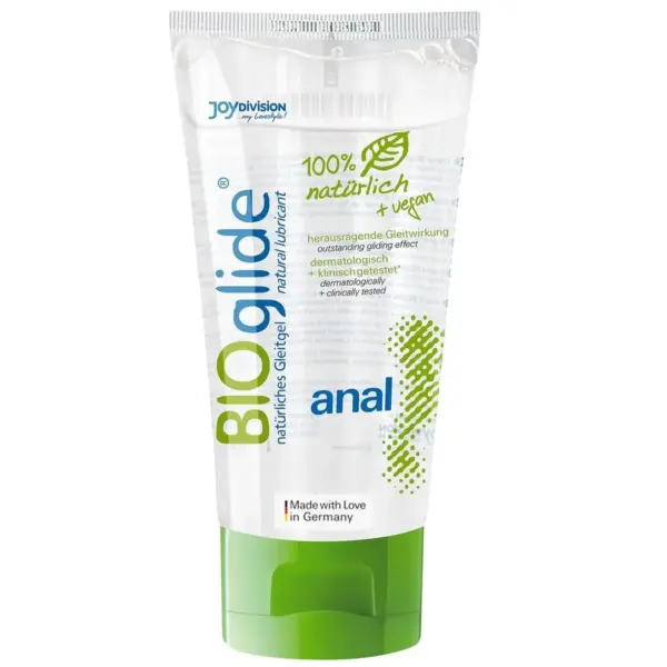 JOYDIVISION BIOGLIDE - Lubricante Anal 80 ML, Ideal para una Experiencia Placentera