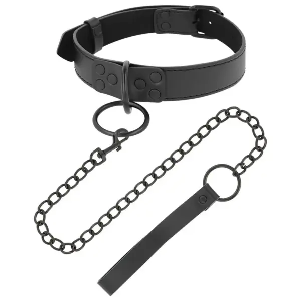 DARKNESS - Collar con cadena negro para control total - Imagen 2