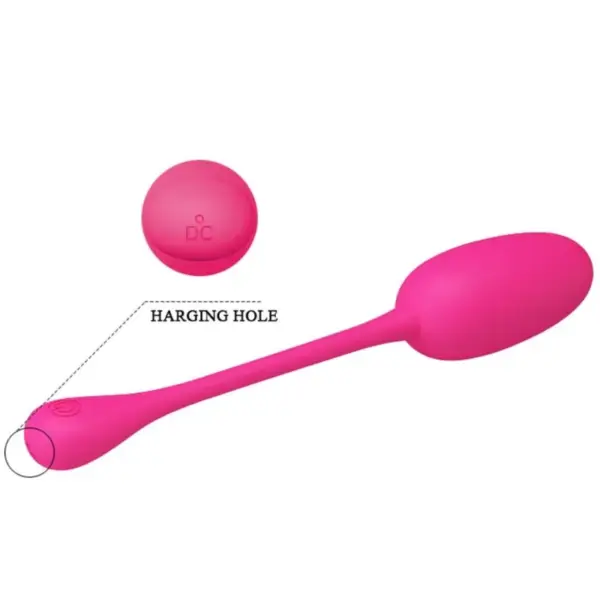 Pretty Love - Huevo Vibrador Recargable Rosa con 12 Funciones - Imagen 7