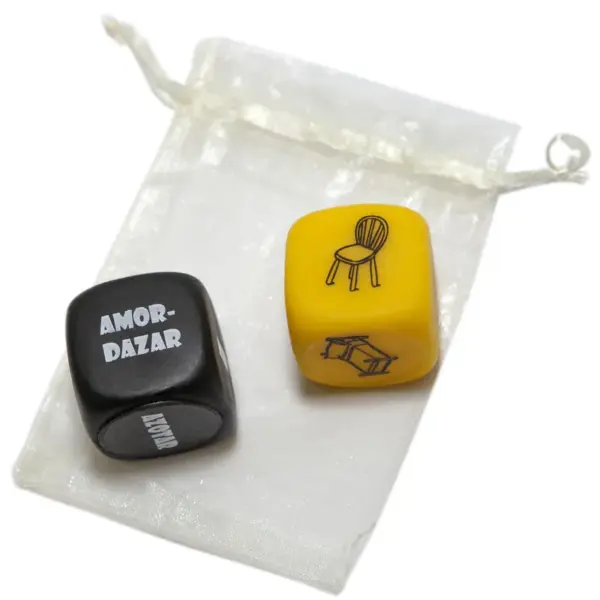 Diablo Picante - Bolsa de Juego con Dado Sado 30 mm x 30 mm + Dado de Objeto