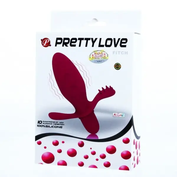 Pretty Love - Vibrador Flirtation Fitch con Estimulador Clitoriano