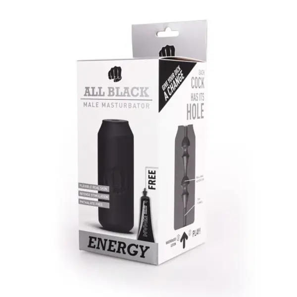 ALL BLACK - Masturbador Energy Premium para Hombres - Imagen 2