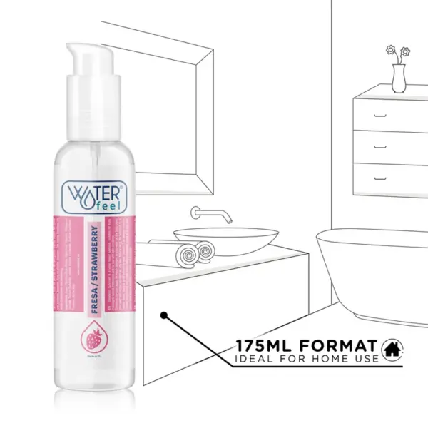 Waterfeel - Lubricante base agua fresa 175 ml - Imagen 5