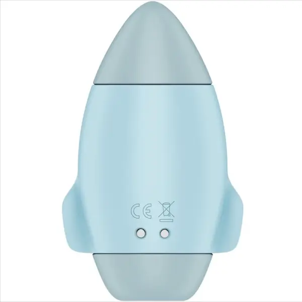 Satisfyer - Misión Control Vibrador Pequeño de Doble Impulso Azul - Imagen 4