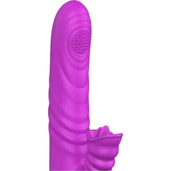 Armony - Vibrador Multifuncional Angelia con Lengua Estimuladora Violeta - Imagen 2