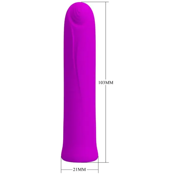 Pretty Love - Vibrador mini Curtis morado - Imagen 6